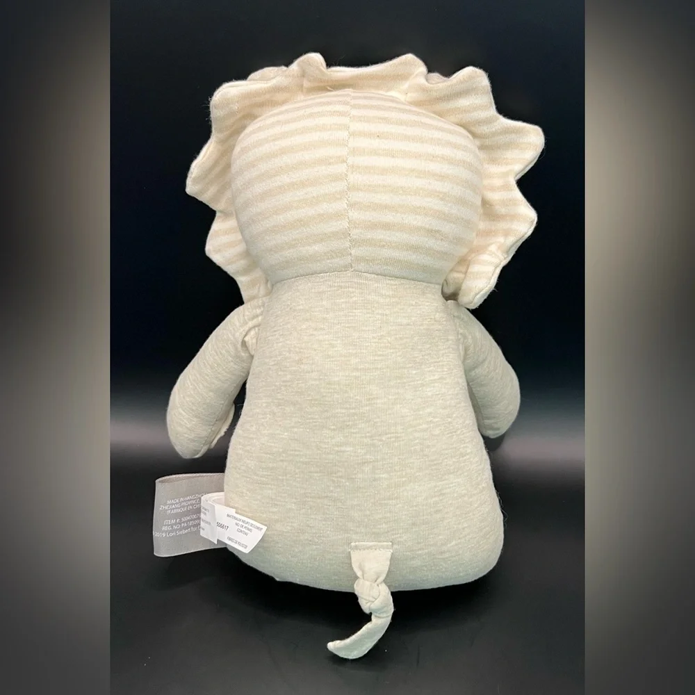 Demdaco- Brave Little Lion, Baby plush, Pre-Owned,‎ Two small holes in top left
